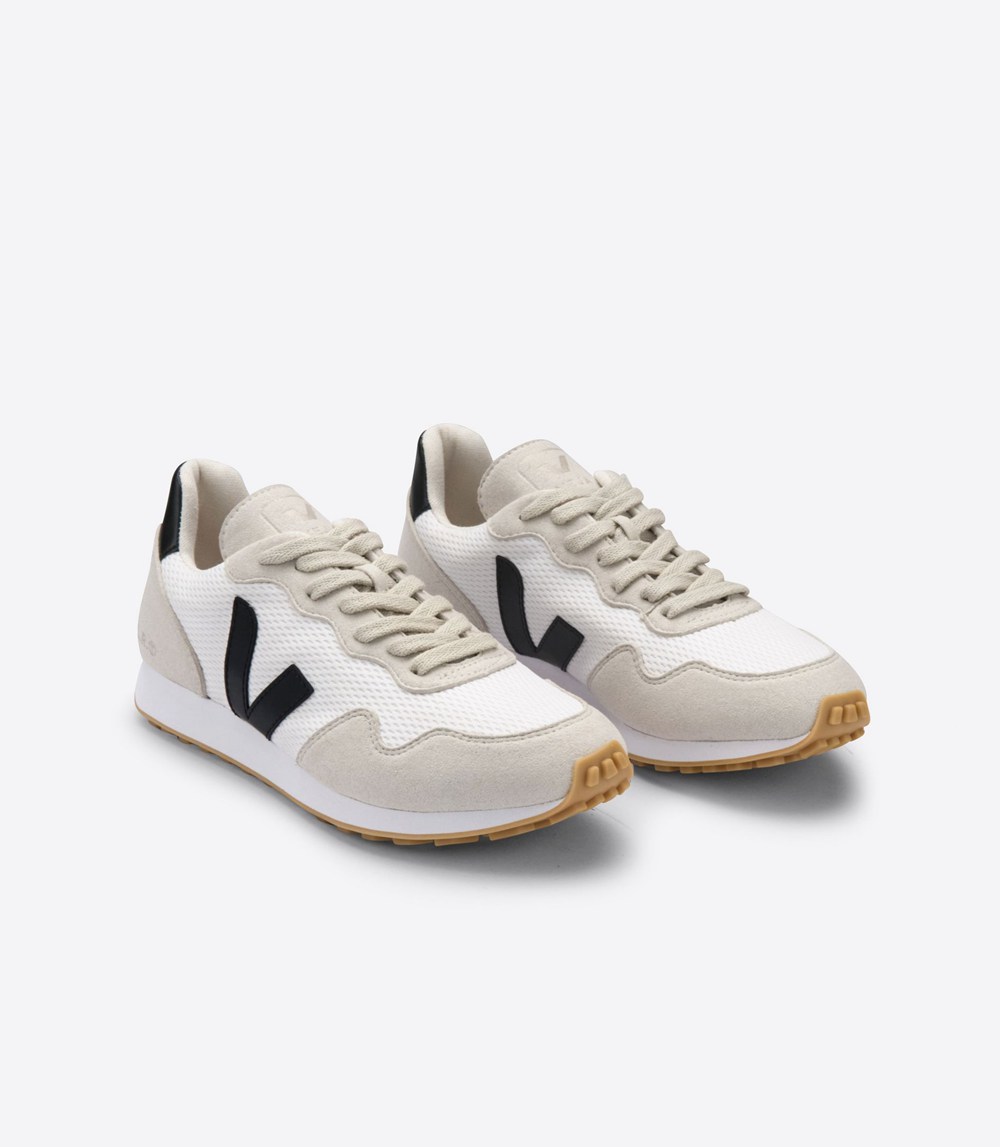 Tenis Veja Hombre - Sdu Rec Alveomesh - Blancos/Negros/Beige - 970WPTDBO